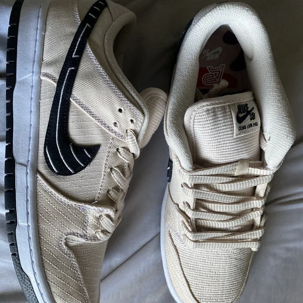 Nike SB Dunk Low x Albino & Preto Fossil - Picture 2 of 5